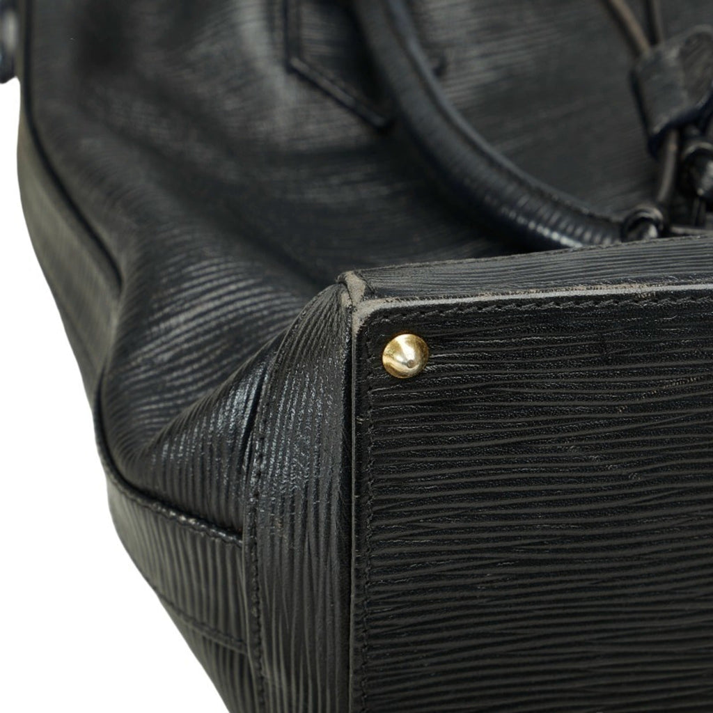 FENDI handbag shoulder bag black leather ladies