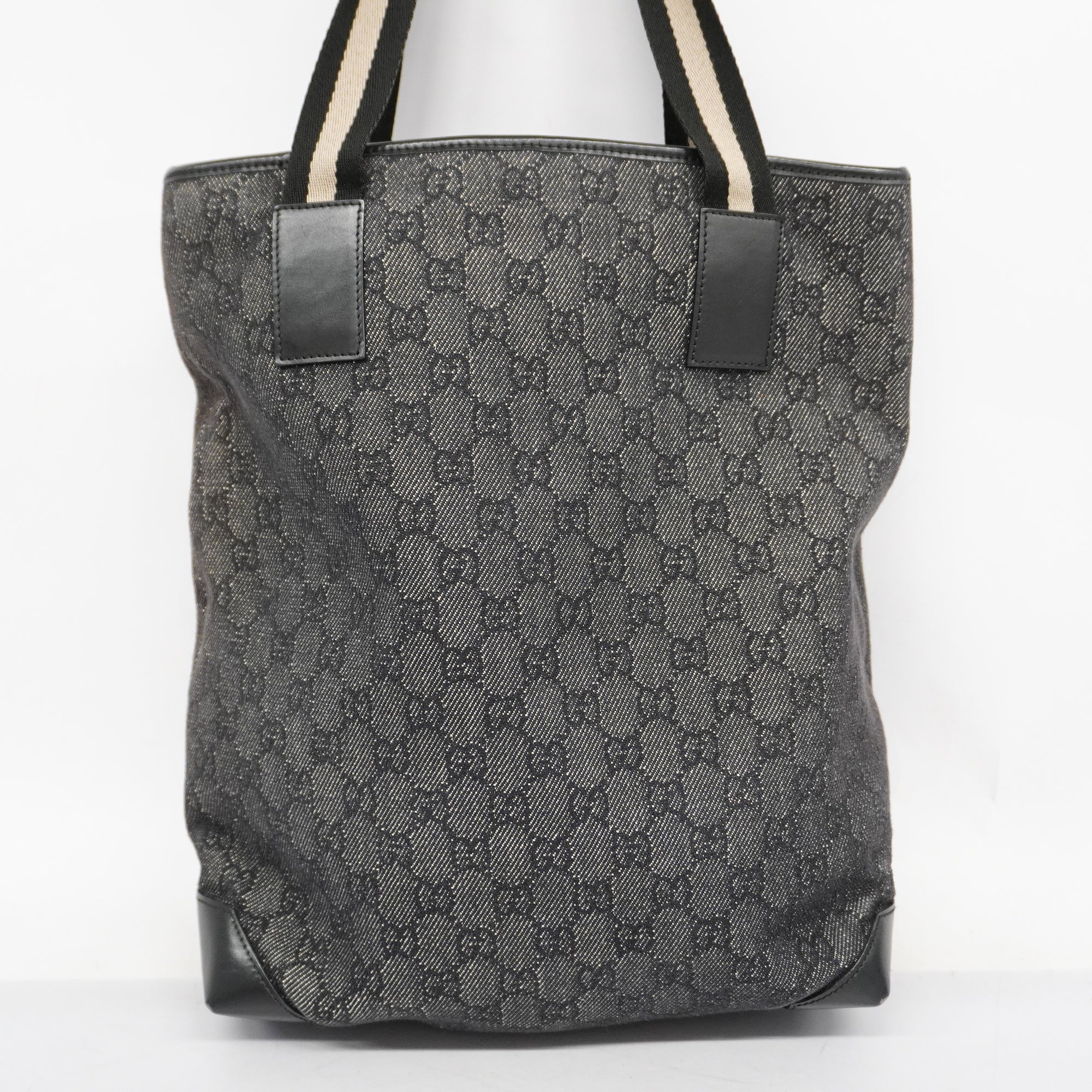 GUCCI  GG Canvas Tote Bag 28892 Women's Tote Bag Black