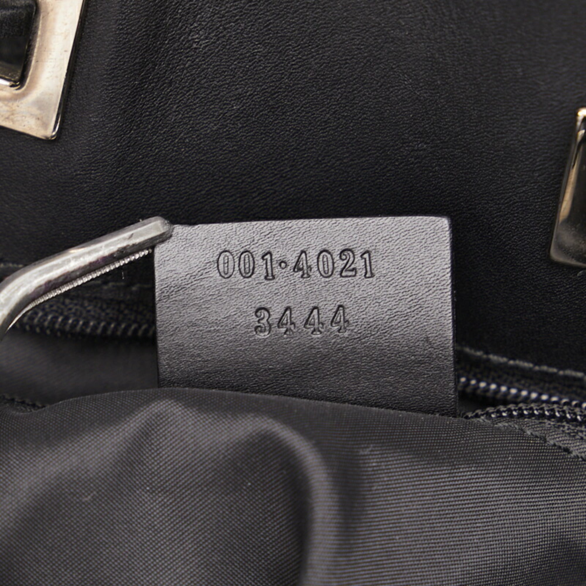 GUCCI GG Canvas One Shoulder Bag 001 4021 Black Leather Women's