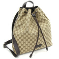 GUCCI Backpack GG Canvas 449175 Beige Leather Men Women