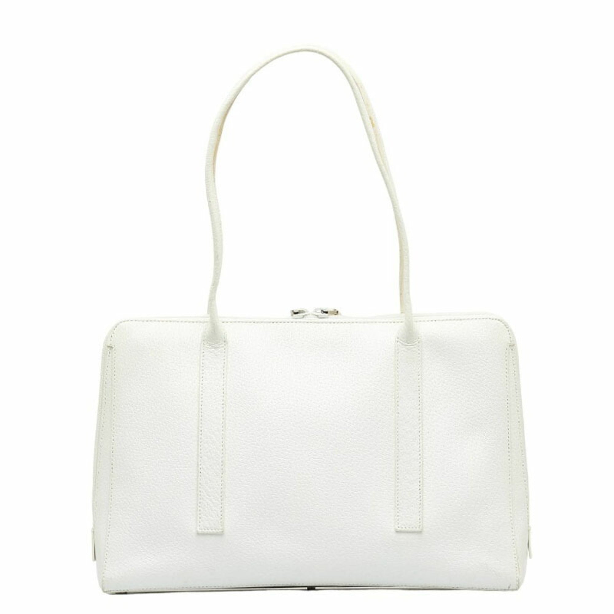 GUCCI handbag shoulder bag 002 1045 white leather ladies
