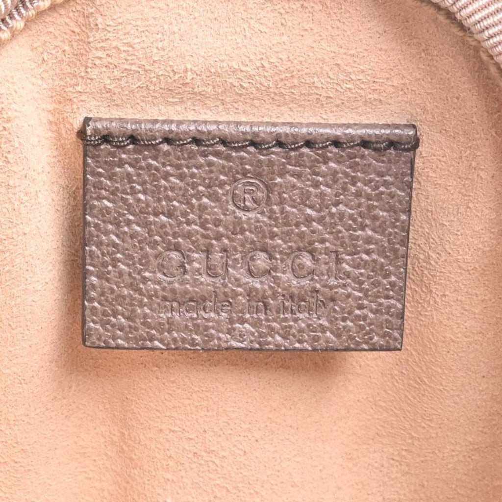 GUCCI GG Supreme Ophidia Shoulder Bag 625552 Beige Brown Women's