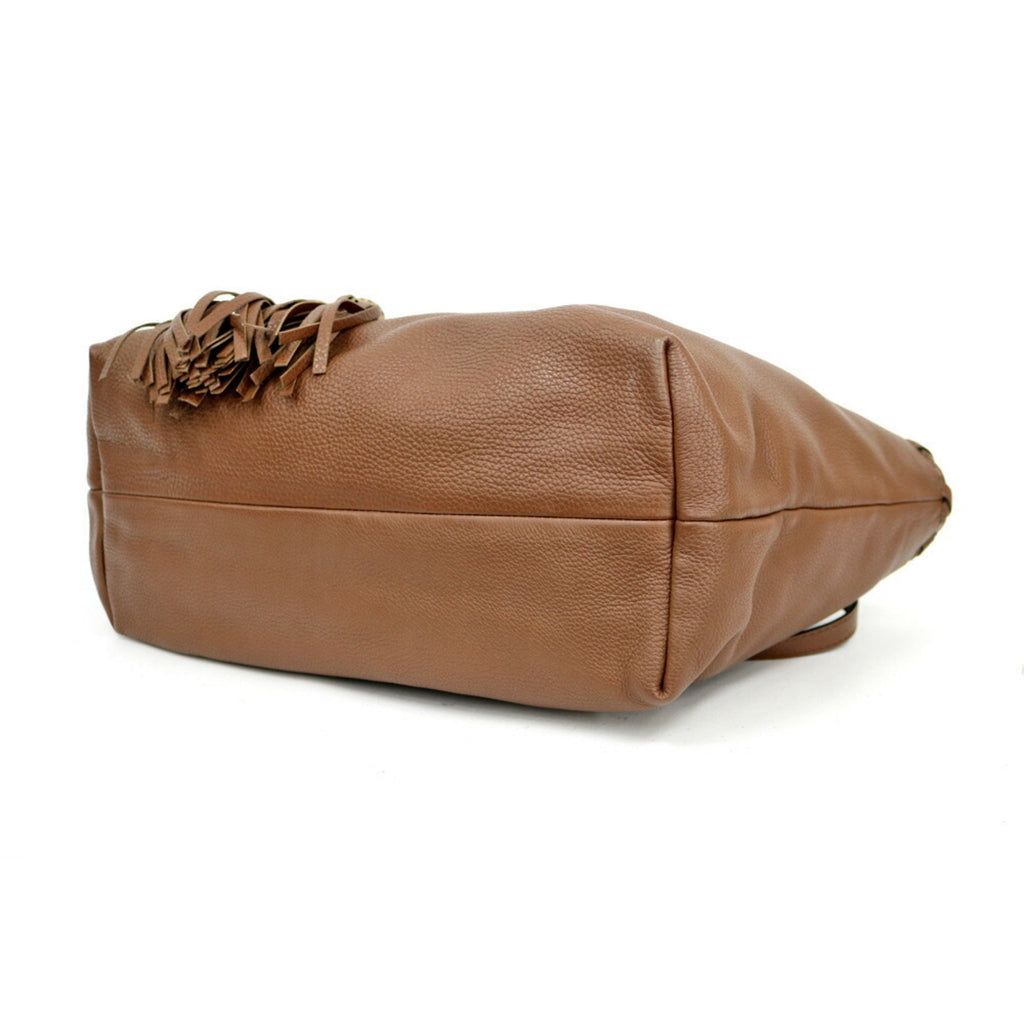 Gucci Shoulder Bag Bamboo Brown Ladies