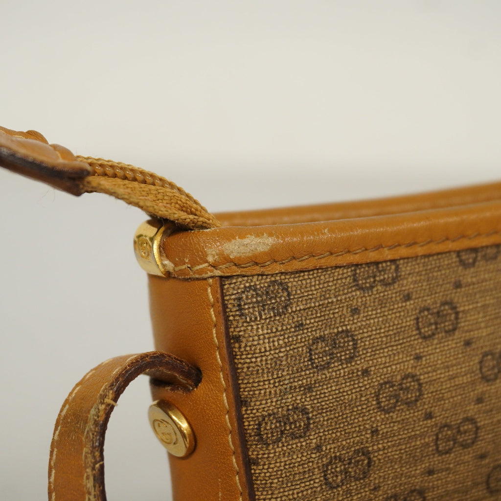 GUCCI  Micro GG 007 89 1095 Women's Shoulder Bag Beige