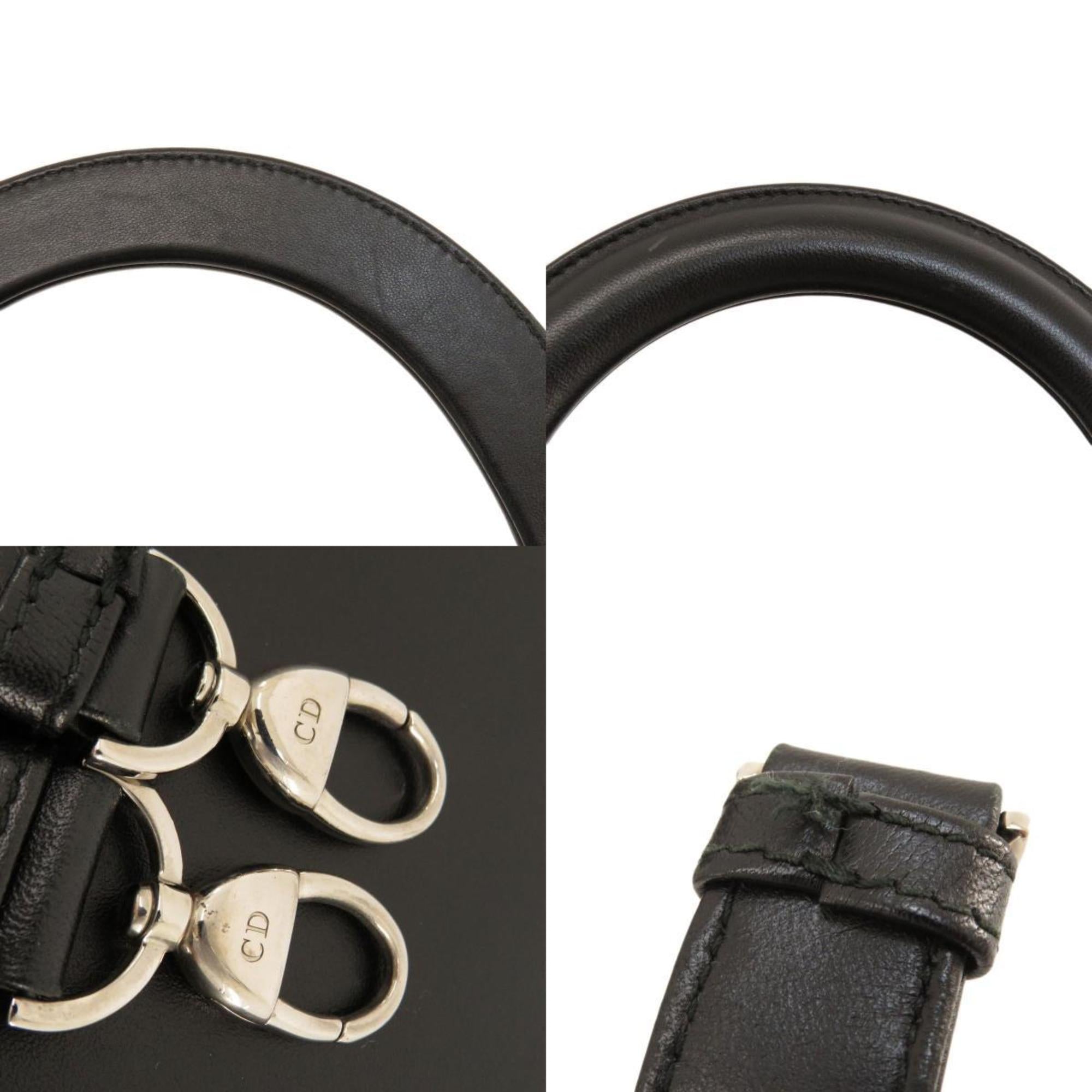 CHRISTIAN DIOR Lady Dragonfly Motif Handbag Calf Women's
