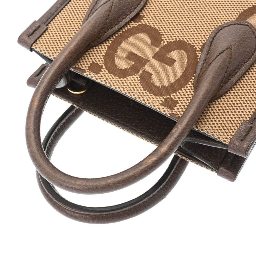 GUCCI Tote Bag Jumbo GG Beige 699406 Women's Supreme Canvas Handbag