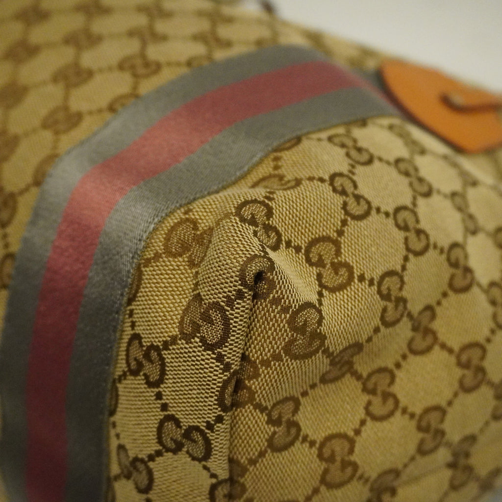 GUCCI  Tote Bag 211970 Women's GG Canvas Tote Bag Beige