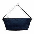 GUCCI GG canvas pattern hand pouch 07198 2123 black bag handbag ladies
