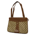 GUCCI  Handbag 67 02 021 Women's GG Supreme Beige,Brown