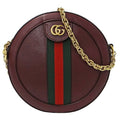 GUCCI Bag Women's Ophidia Shoulder Leather Bordeaux 550618 Chain