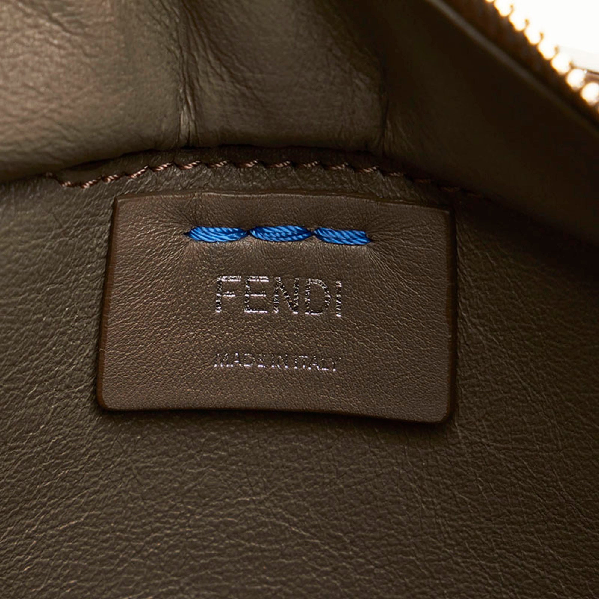 Fendi Troisour handbag shoulder bag 8BH279 blue leather ladies FENDI
