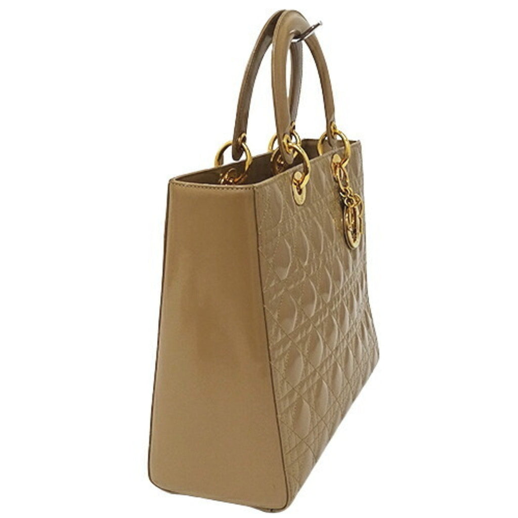 CHRISTIAN DIOR Lady Dior Women's Ethylen Vinyl Acetate [EVA] Handbag,Shoulder Bag Beige