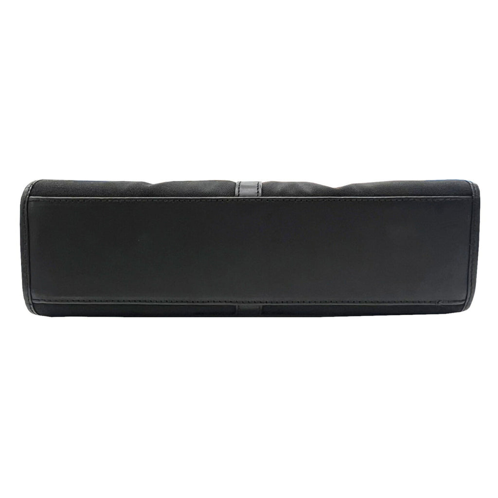GUCCI Jackie Handbag Canvas Leather Black 002.1068 Ladies
