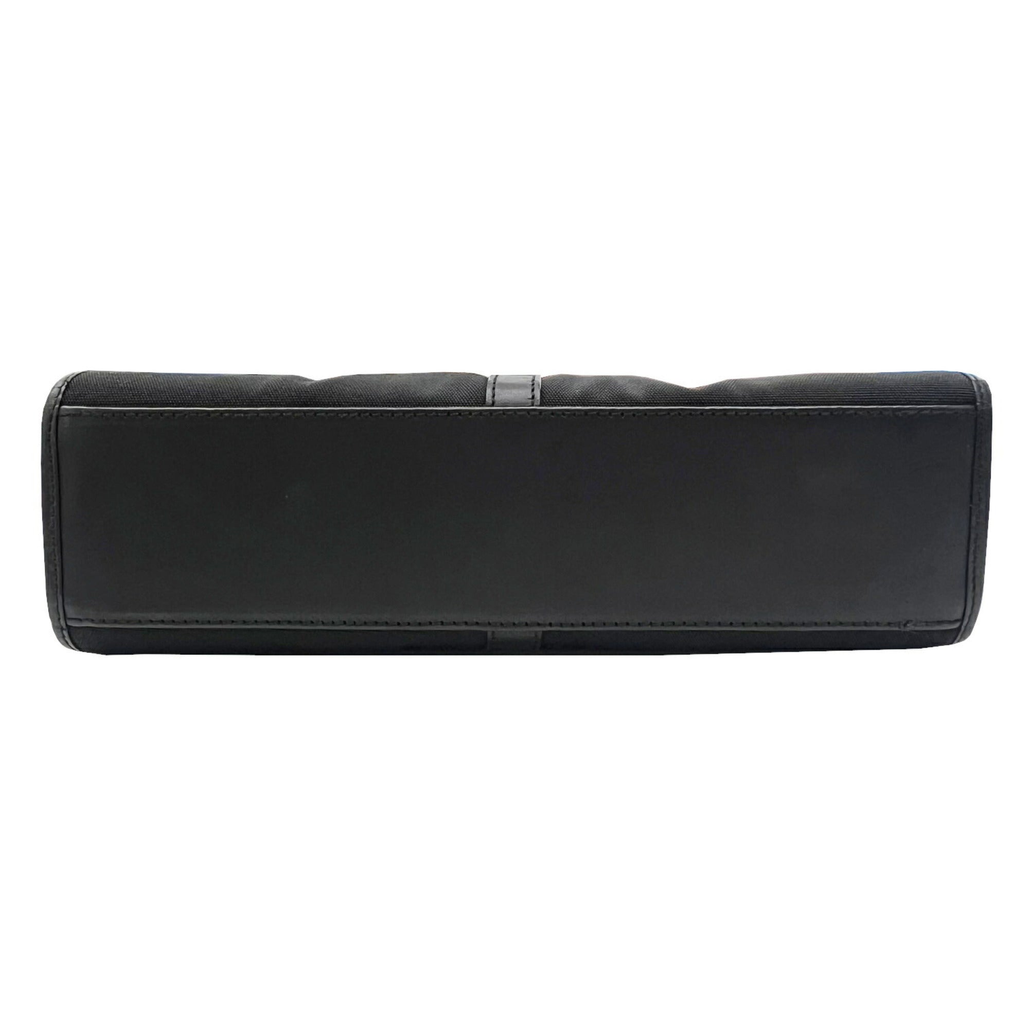GUCCI Jackie Handbag Canvas Leather Black 002.1068 Ladies
