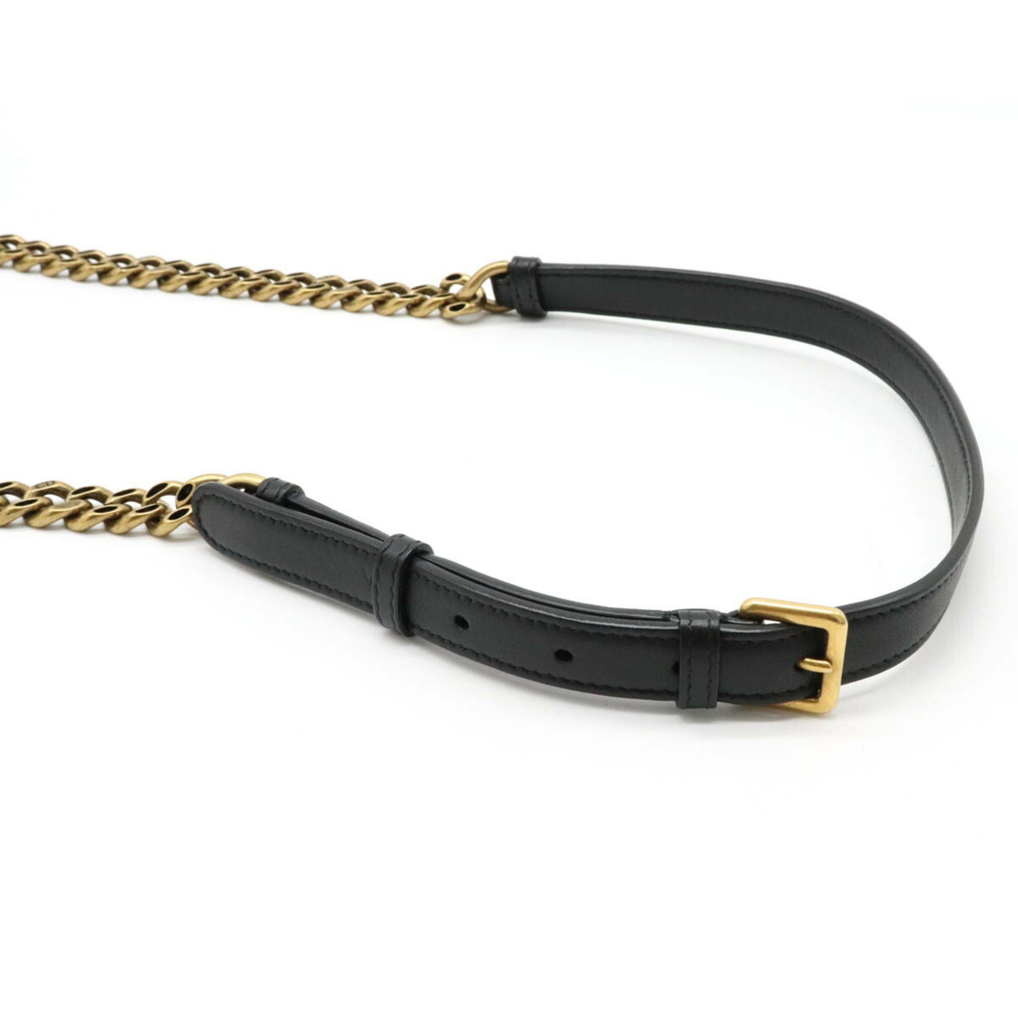 CHRISTIAN DIOR Bag Diorama diorama chain bag shoulder studs leather black