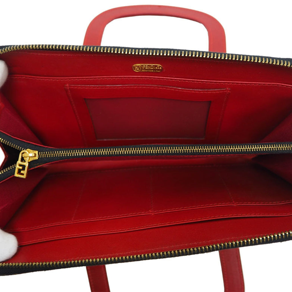 Fendi Leopard Travel Bag Brown