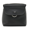 Fendi Back to School Backpack Rucksack Chain Shoulder Bag Leather Black 8BZ041