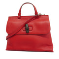 GUCCI  Bamboo 2way Bag 392013 Women's Leather Handbag,Shoulder Bag Red Color
