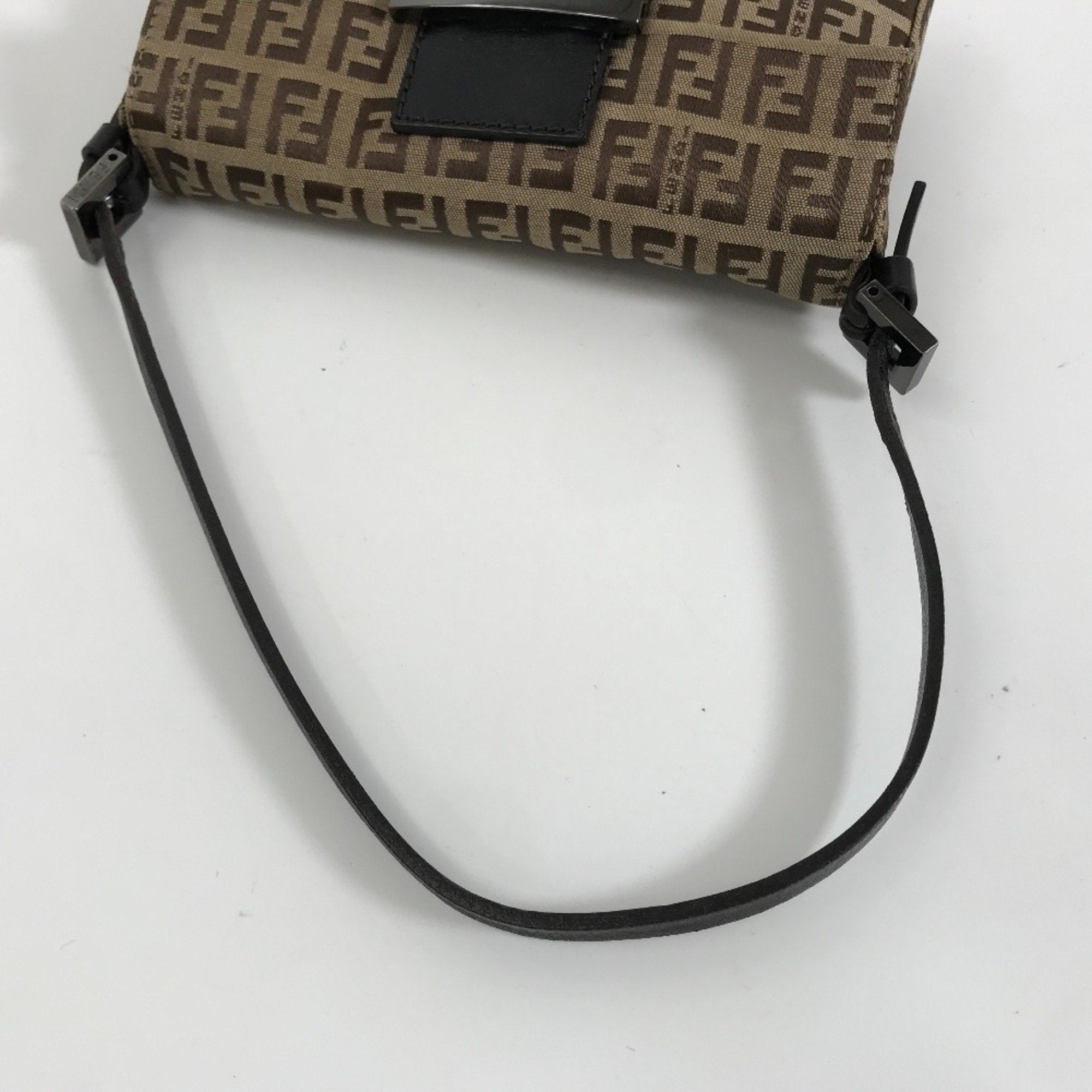 FENDI handbag mamma bucket shoulder 8BK005 campus leather brown ladies