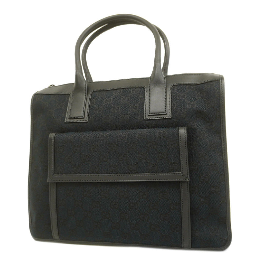 GUCCI  GG Canvas Tote Bag Sherry Women's GG Canvas Tote Bag Black,Navy