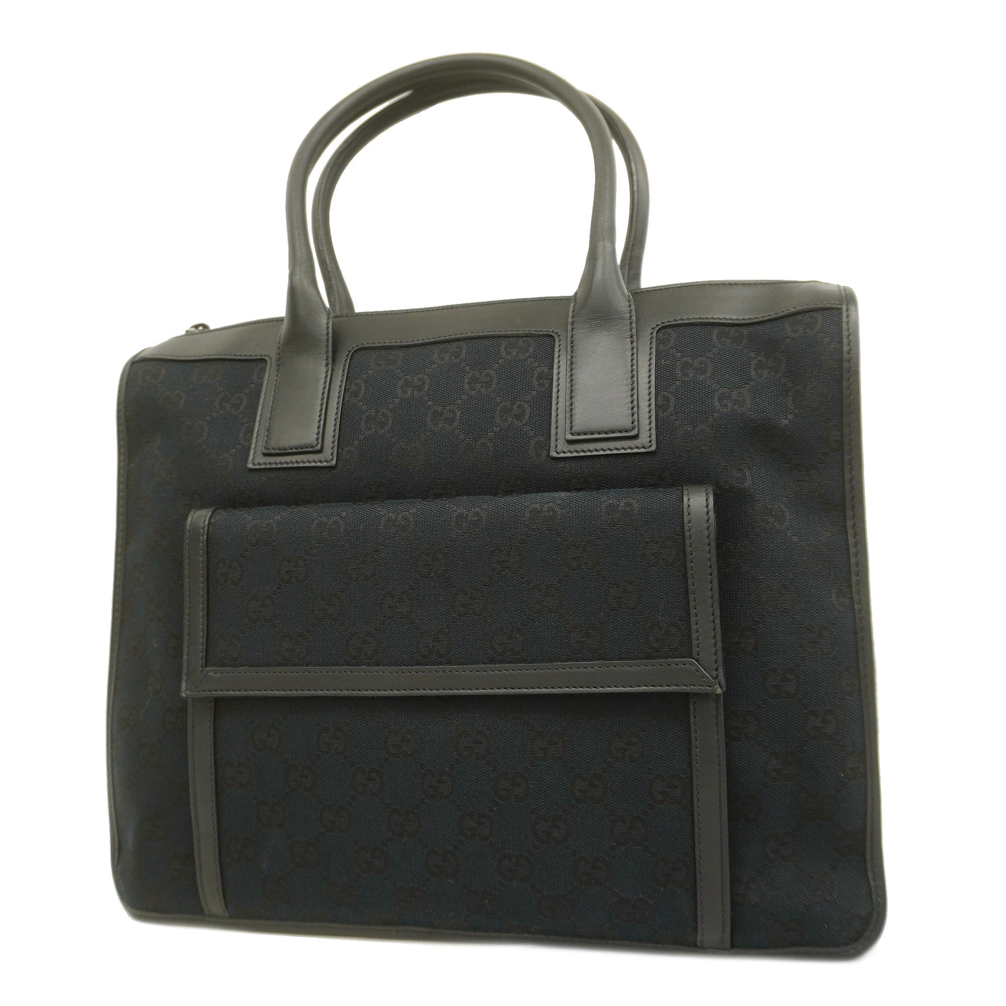 GUCCI  GG Canvas Tote Bag Sherry Women's GG Canvas Tote Bag Black,Navy