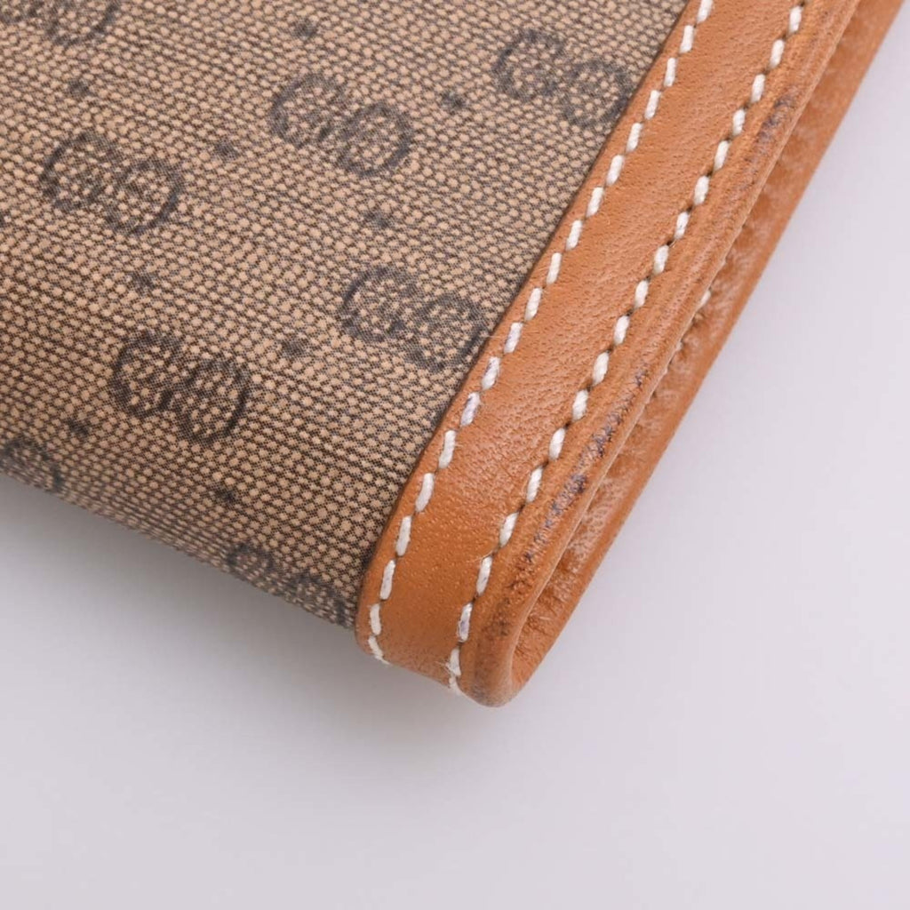 GUCCI Micro GG Old Bifold Wallet 035 904 0268 Beige Ladies