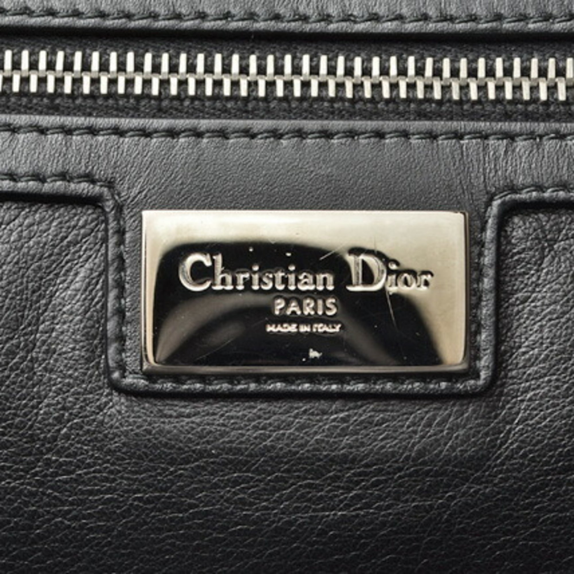 Christian Dior Tote Bag Camouflage Anselm Lyle Collaboration Leather Blue Multi M0171PTPI
