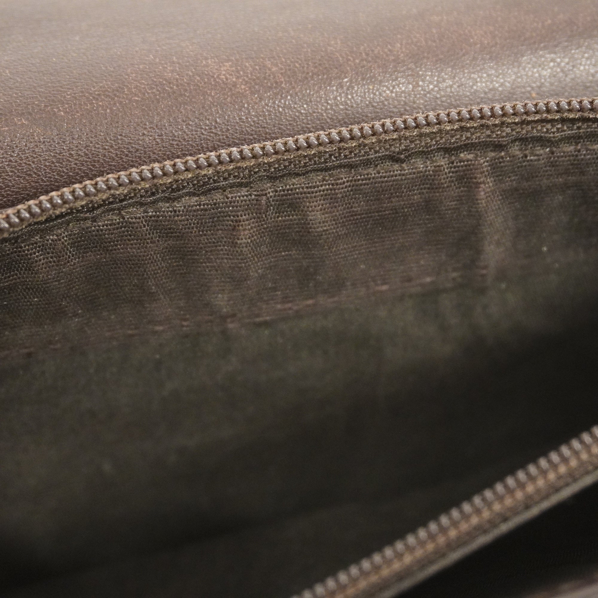 GUCCI ssima Bi-fold Long Wallet Silver Metal Fittings 233154 Brown
