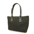 GUCCI  GG Canvas Tote Bag 113019 Women's Tote Bag Black