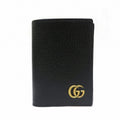 GUCCI GG Marmont 428737 Black Card Case Brand Accessory Unisex