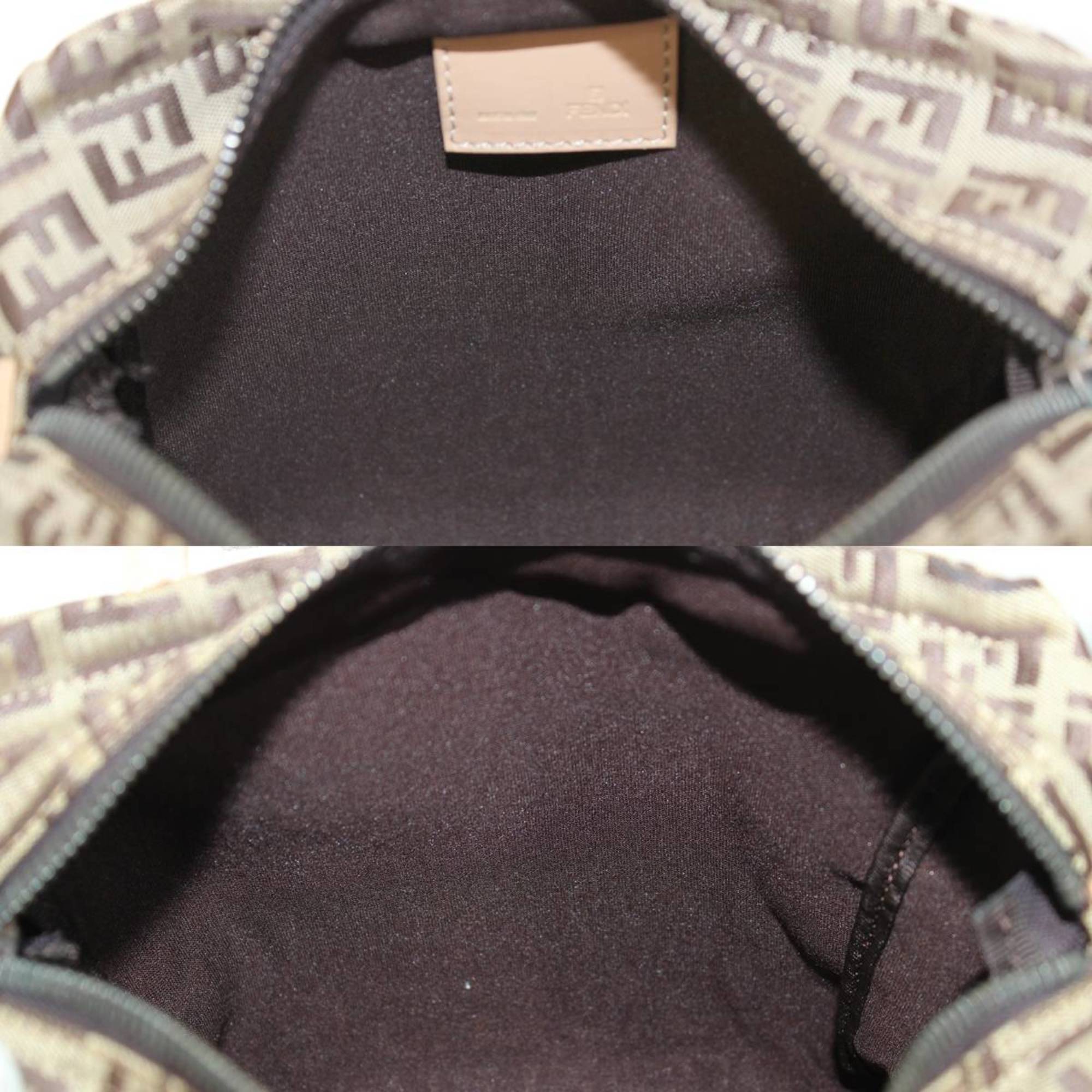 FENDI Canvas Zucca Beige 2415 SN000-028
