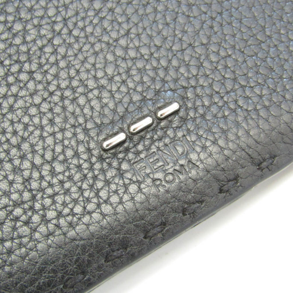 FENDI Selleria 7M0186 Men,Women Leather Long Wallet [bi-fold] Black