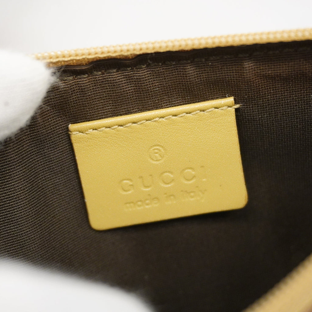 GUCCI  90644 Women's GG Canvas Shoulder Bag Beige