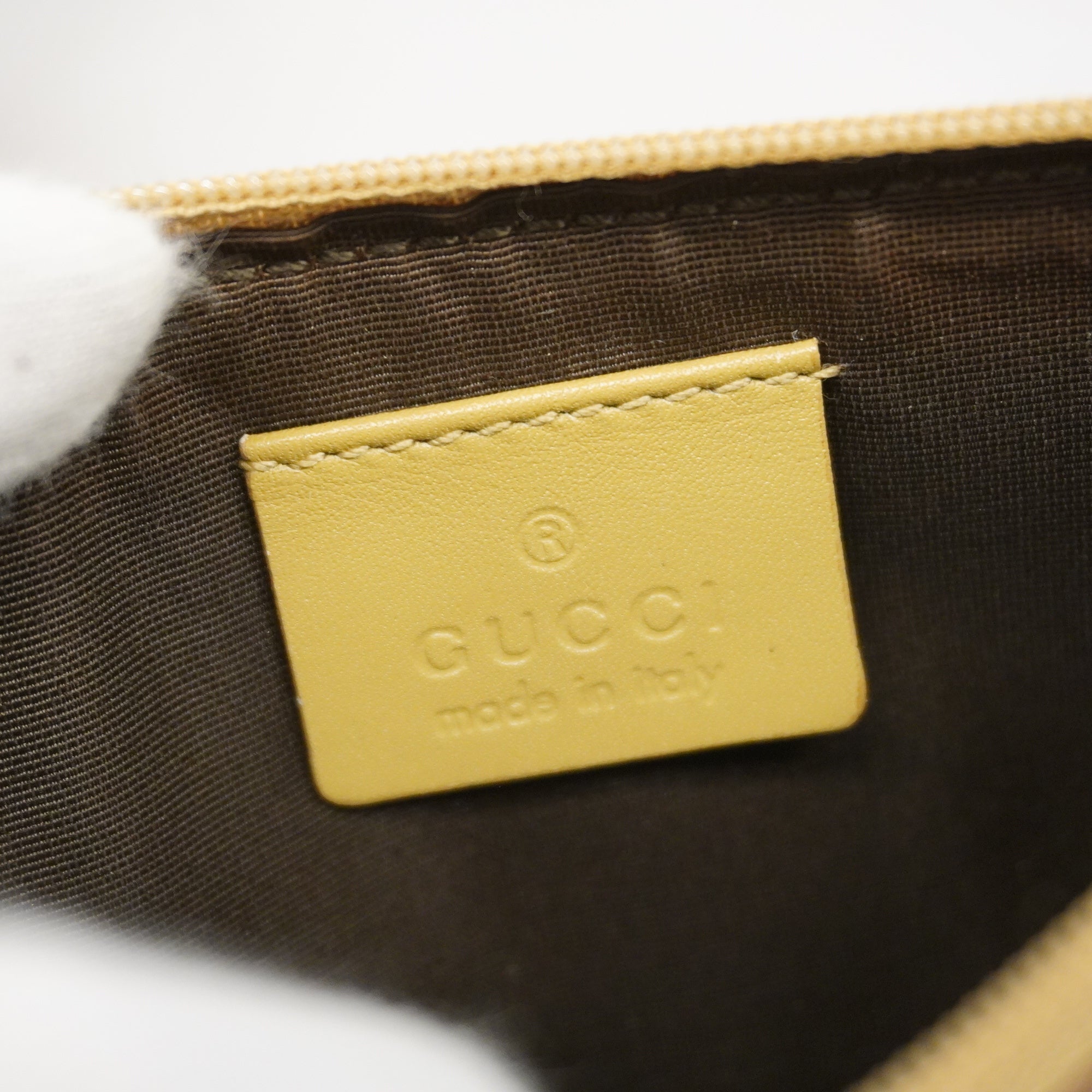 GUCCI  90644 Women's GG Canvas Shoulder Bag Beige