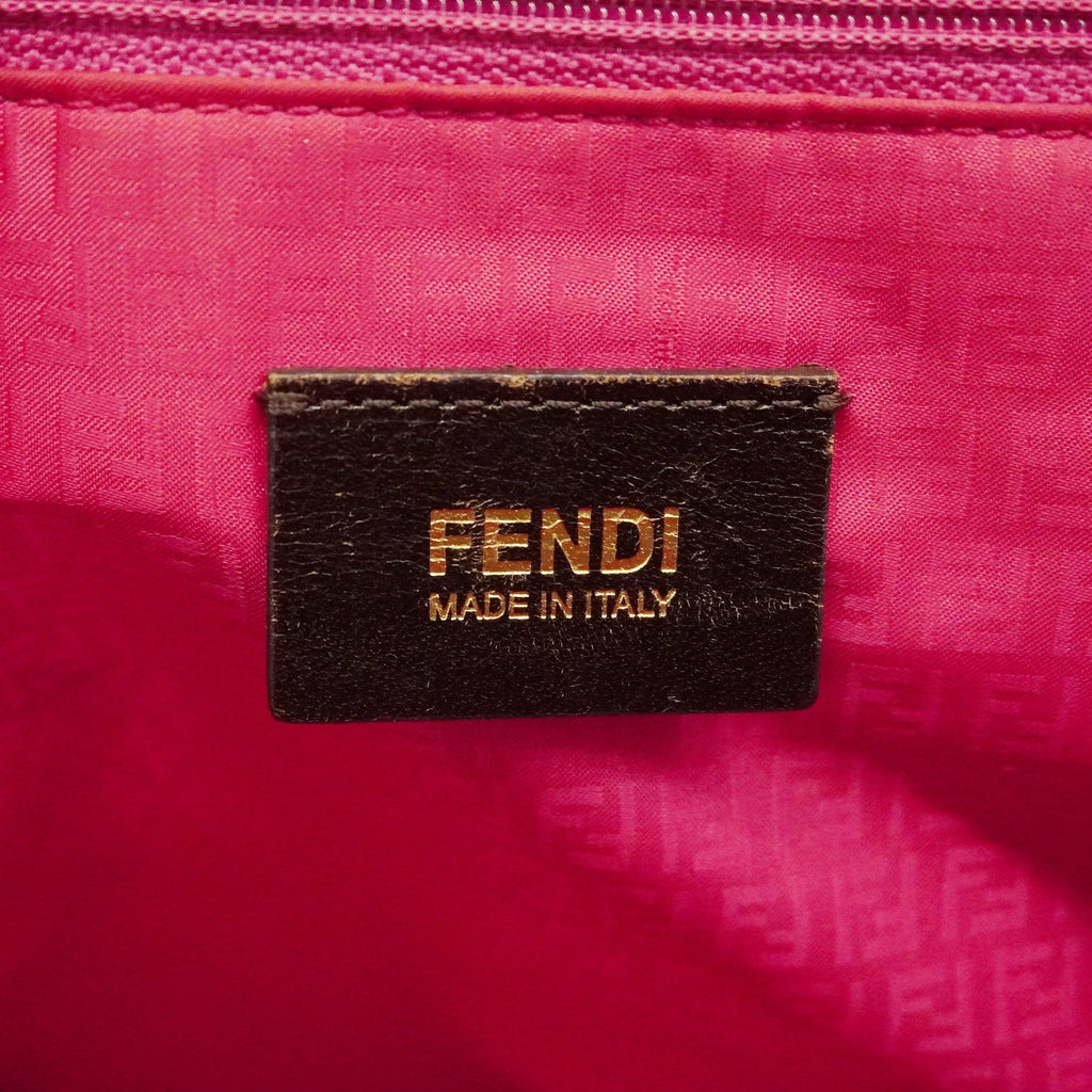 FENDI  Zucca Tote Bag Women's PVC Tote Bag Brown