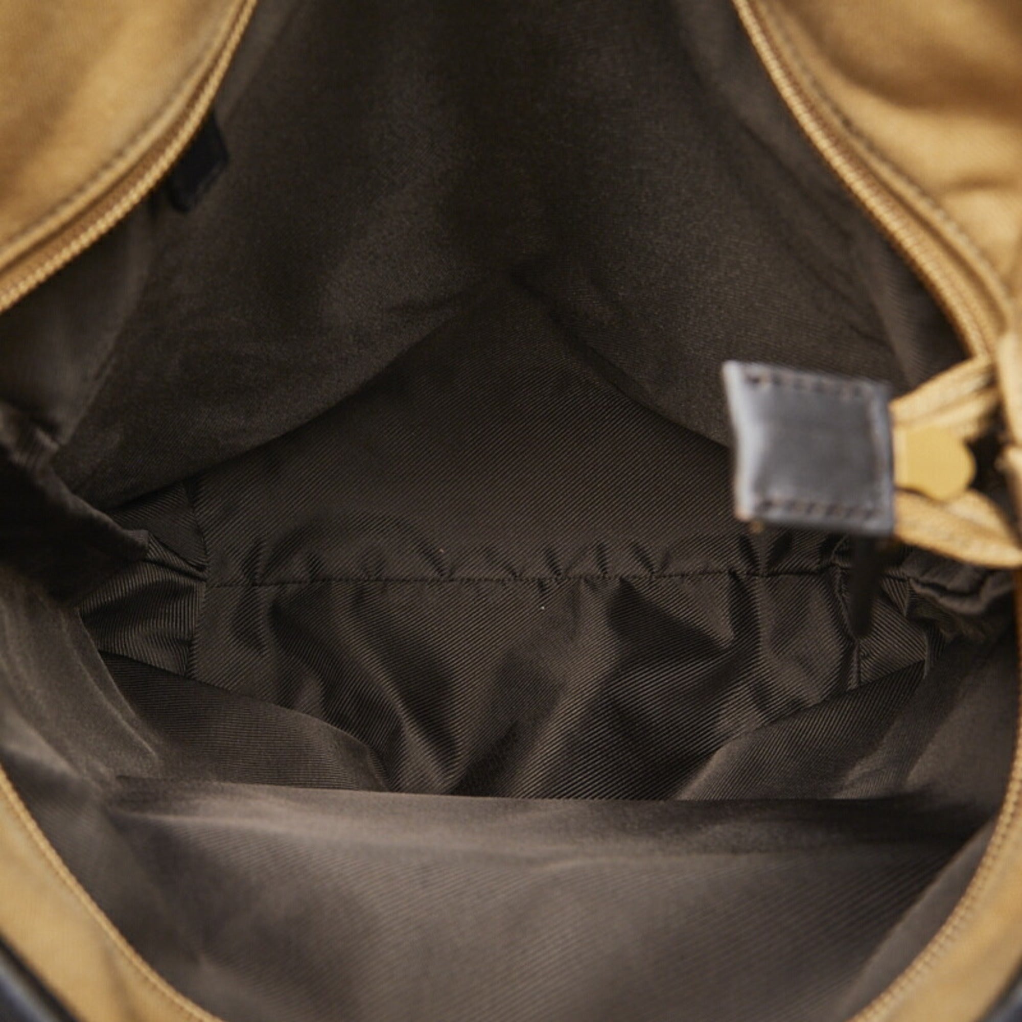 GUCCI tote bag 28892 brown black canvas leather ladies