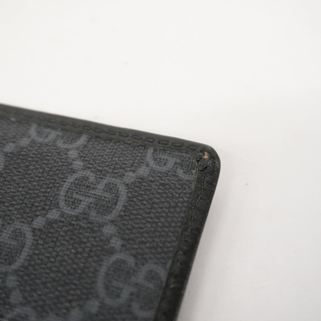 GUCCI  Interlocking G 697717 Silver Hardware Women's GG Supreme coin Case