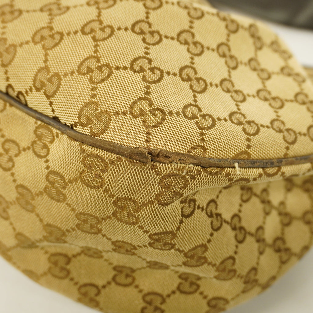 GUCCI  Sukey Shoulder Bag 232955 GG Canvas,Leather Shoulder Bag Beige,Brown