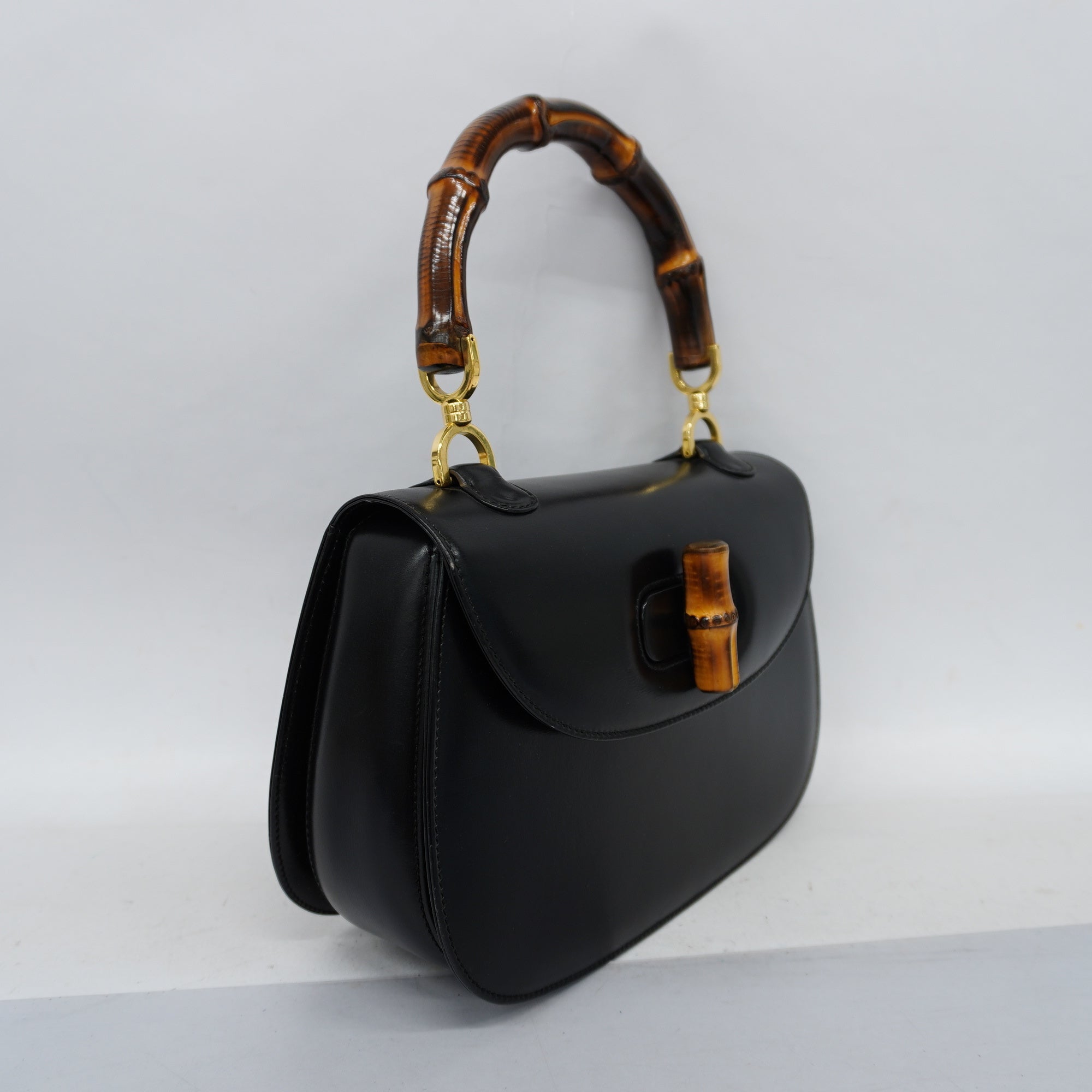 GUCCI  Bamboo 2WAY Bag 000 2046 0633 Women's Leather Handbag,Shoulder Bag