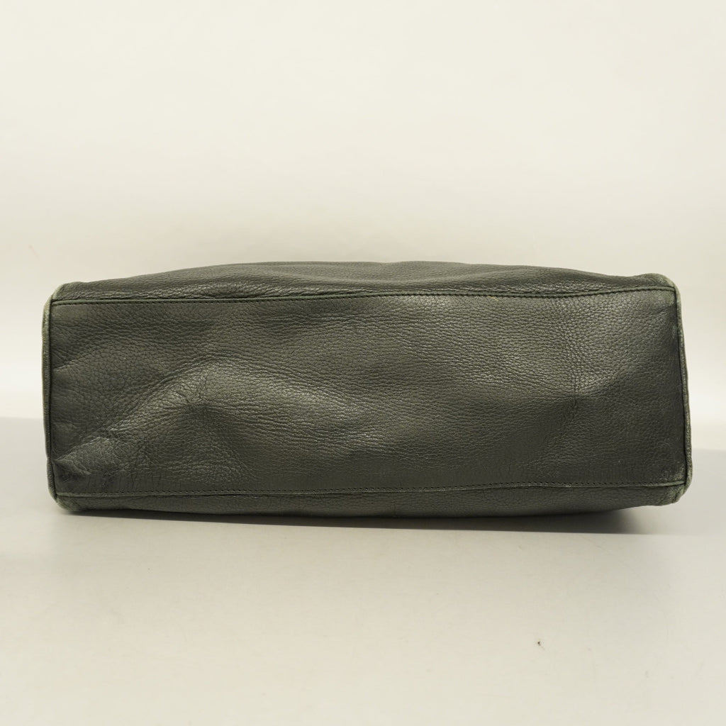 Gucci  Bamboo Tote Bag 232942 Women's Leather Tote Bag Black