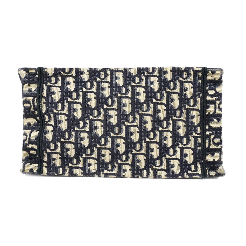 CHRISTIAN DIOR  Book Tote Small Women's Canvas Tote Bag Navy