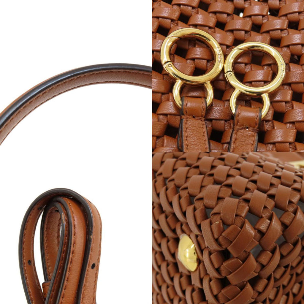 FENDI Peekaboo Handbag Calf Women's