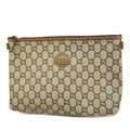GUCCI  Clutch Bag Women's GG Plus Clutch Bag Beige