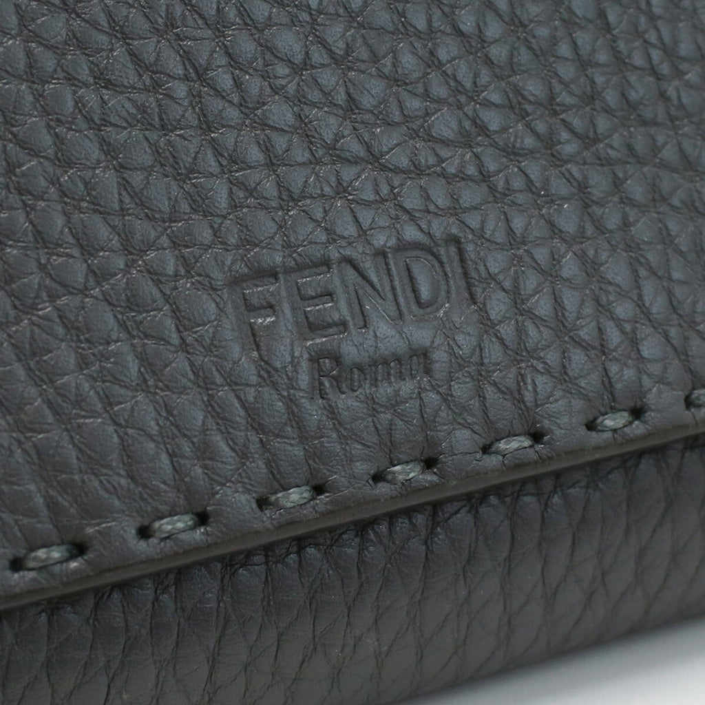 FENDI Selleria 8M0384 SER Long Wallet Fold Leather Women's