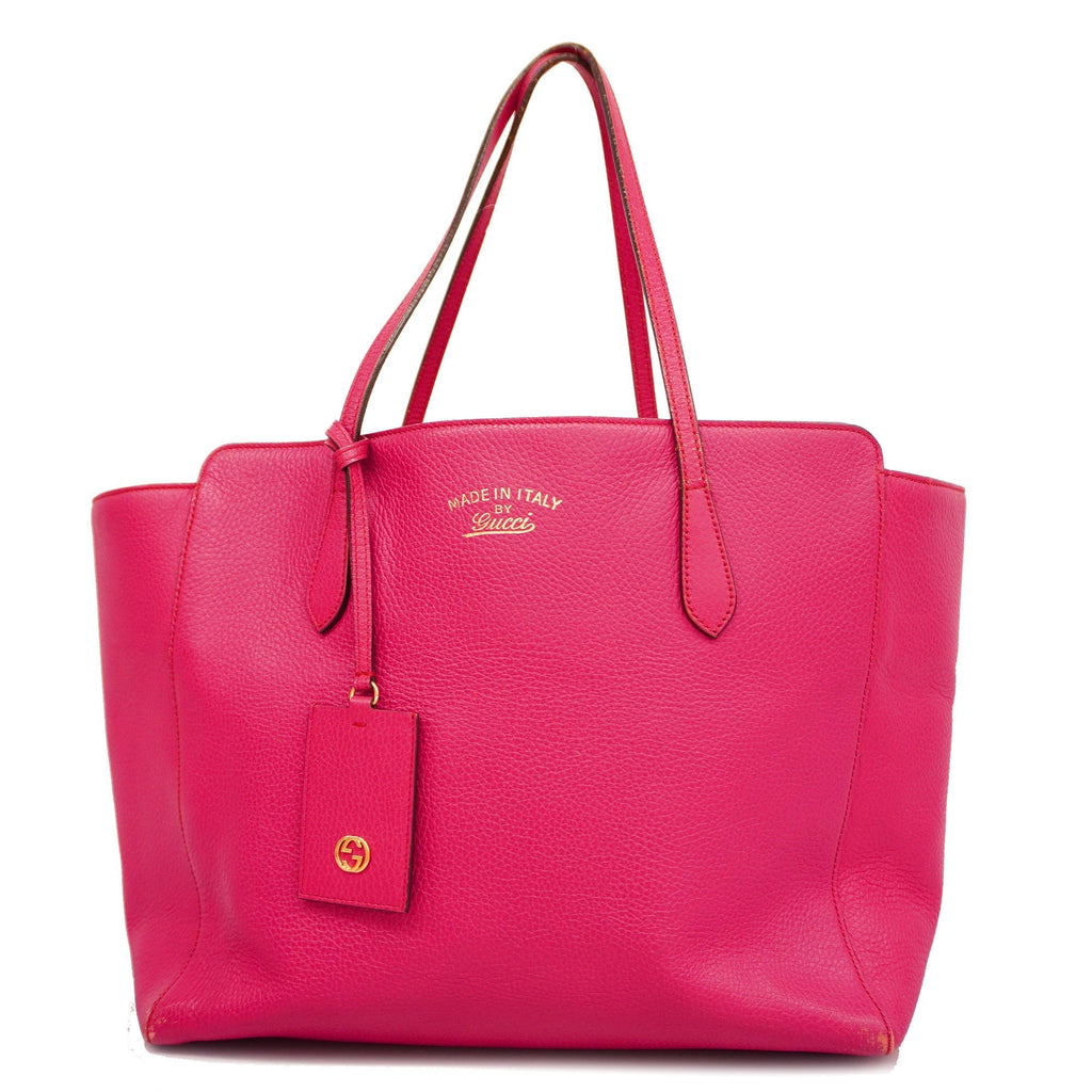 GUCCI  Swing 354397 Women's Leather Tote Bag Pink