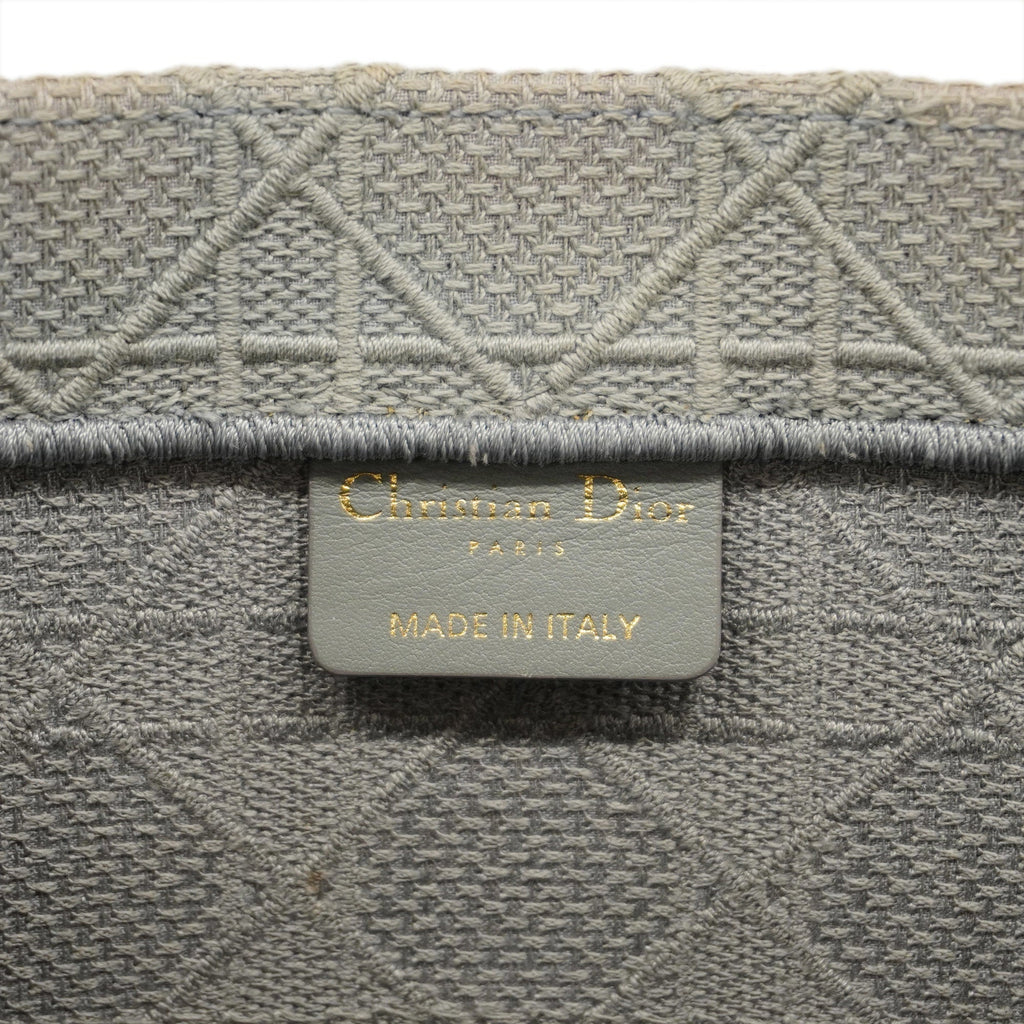 CHRISTIAN DIOR  Cannage/Lady Dior Book Tote Shearling Women's Canvas Handbag