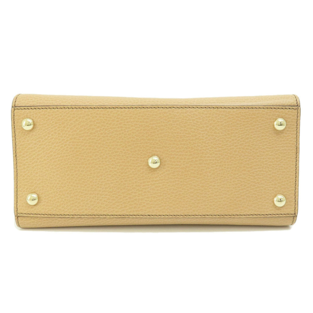 GUCCI 607722 Interlocking G Outlet Handbag Leather Women's