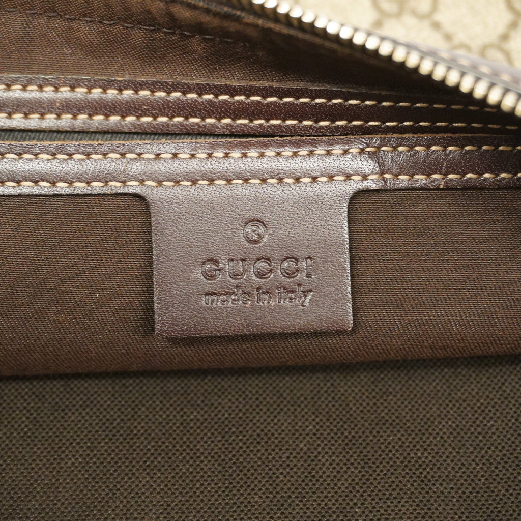 GUCCI  Body Bag 211110 Men's GG Supreme Sling Bag Beige,Brown