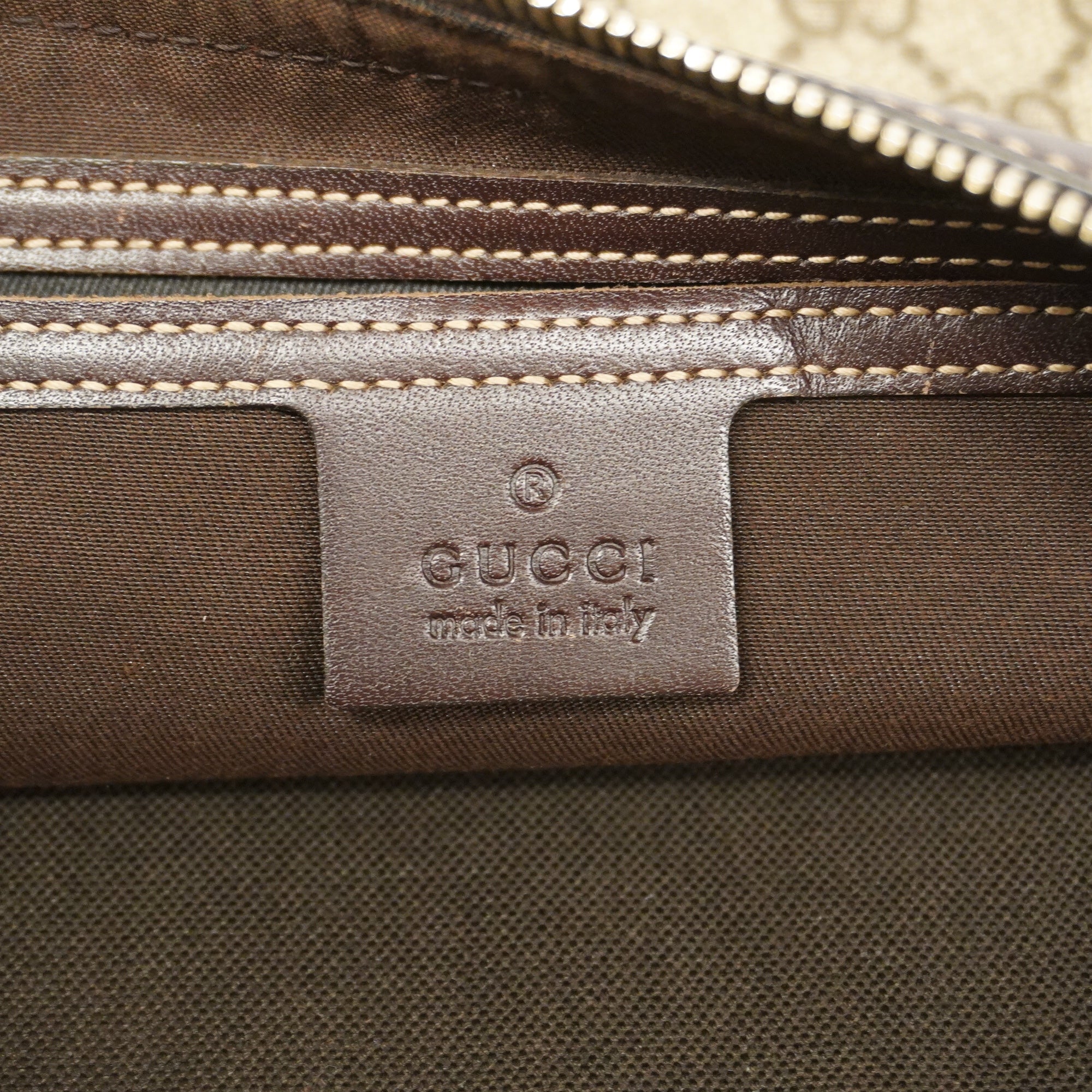 GUCCI  Body Bag 211110 Men's GG Supreme Sling Bag Beige,Brown