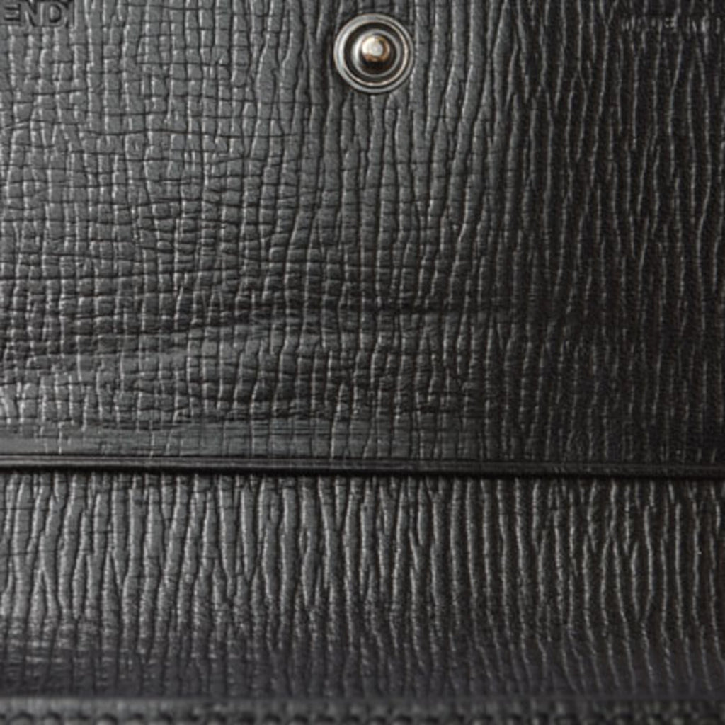 FENDI card case coin  coated canvas FF Zucca black